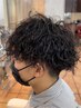 ★メンズパーマ人気No.1★カット＋波巻きパーマ【いつでも】￥12100