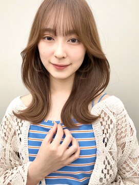 リコバイアフロート(riko by afloat) 韓国ヘア/くひれヘア/透明感カラー/ベージュ/ブリーチなし