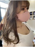 ブリーチなし透明感カラー