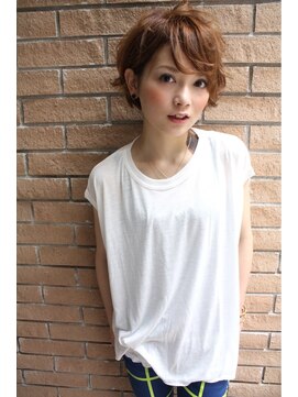 トゥーリ 藤崎店(tuuli) tuuli☆30代40代ペールベージュ切りっぱなしショート　2