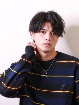 リップス 二子玉川店 (LIPPS) 『韓流カルマセンターパート』アップバング　カルマパーマ