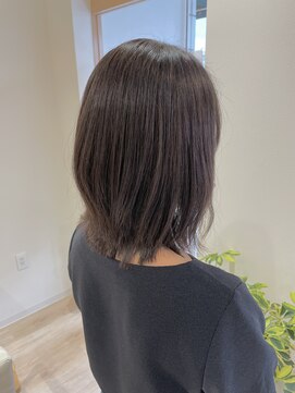 ポルカドット 豊橋店(Polkadot) グレイカラー×シークレットハイライト