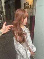 ロンド レア 天神大名店(Lond Le’a)&nbsp;ブリーチ無しダブルカラーピンクベージュ髪質改善レイヤーカット