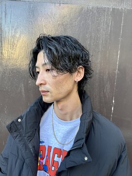 メンズ ラピス 横浜店(Men’sLapis) 波巻きセンターパート