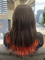 ジエクト カナウ(The Ect canow)&nbsp;裾カラー/オレンジ/狐カラー/デザインカラー