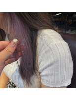 オーガスト ヘア ネイル(AUGUST hair nail) 秋先取りラベンダーカラー