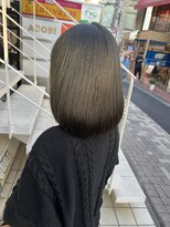 アソビセカンド 原宿(ASOBI 2nd)&nbsp;前髪/マチルダボブ/ピンクベージュ/インナーグレージュ/ブルー