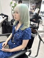 グロウ 渋谷西口(grow) 2ブリーチ☆ミントカラー