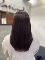ナチュラル 青森新町店(Natural) 魔法の縮毛矯正ケアルーガ、艶髪カラー