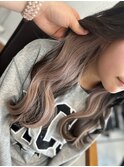 ピンクミルクティー イヤリングカラー