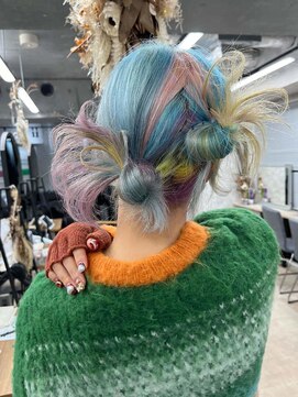 ティアム 渋谷店(Tiam shibuya) イメチェン/ハッシュカット/フルバング/似合わせカット/レッド