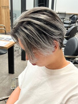 エルマーク(L-MARK) バレイヤージュブリーチダブルカラーハイライトメッシュブリーチ