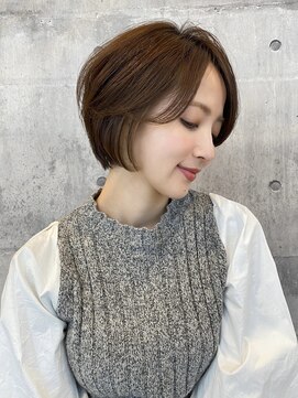 アイスバーグ(eyesburg) 大人ショートボブ丸みショートカットマッシュショート前髪あり