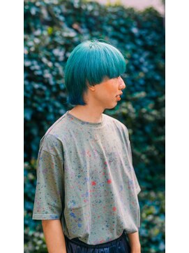 カフ(CAF) CAF河内 メンズブリーチ ハイトーン 大阪 心斎橋 20代 30代