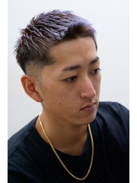 チルチェア 池袋(CHILL CHAIR) アップバングショート×フェード×カラー <池袋> <理容室>