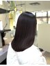 カット＋髪質改善ストレート＋Tr ￥24000