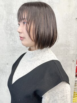 モリオ(morio) ＊顔周りレイヤーミニボブ軽めボブディ耳かけボブ前髪30代40代2