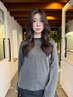 【さらに上級サロンケア】カット＋質感再整カラー+各種TR￥20,490～