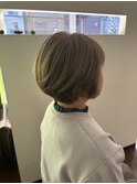 ボリューム感のあるボブスタイル