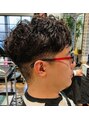 パルファンフォーメン(PARFUM for MEN ikb.east)&nbsp;ショートのパーマスタイル(men's cut メンズカットmen'sパーマ）