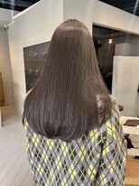 ヘアー アイス ルーチェ(HAIR ICI LUCE) 初カラーブリーチなしグレージュカラー/中西