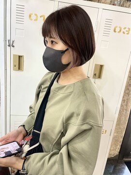 ナジック(749) インナーカラー×ボブ