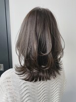 シルクレイヤーカット*透明感グレージュカラー*髪質改善*美髪