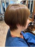 20代30代40代ナチュラルソフトウルフ乾かすだけブラウンベージュ