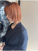 【オレンジ】カット + Wカラー + 4step トリートメント