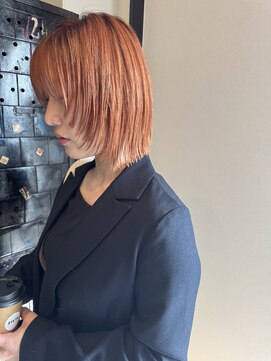 シークス(SYKTH.) 【オレンジ】カット + Wカラー + 4step トリートメント