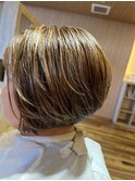 白髪ぼかしハイライト