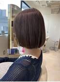 20代～50代☆パッツンボブ髪質改善トリートメント◎ブラウン