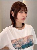 くびれヘア/顔周り/韓国/カラー/レイヤーカット/前髪/錦糸町ボブ