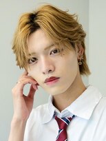 エルマーク 豊中(L-MARK)&nbsp;センターパート/ブリーチ/ダブルカラー/men's/メンズ