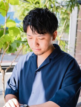 ヘアークラフト(Hair Craft) ショートルーズパーマ×メンズパーマ【岡山/問屋町】暗髪