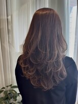 アミリアバイザザ(amiliea by ZA/ZA)&nbsp;ふんわりレイヤー×透明感ベージュ