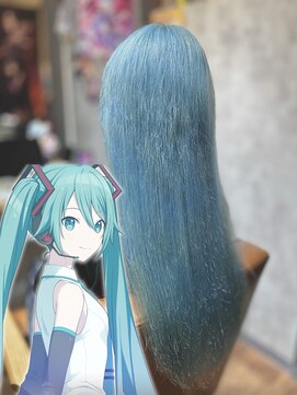 ヲタクに美容室は難しい。 初音ミク 推しカラー!