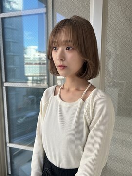 ニューヨークニューヨーク 三宮駅前店(NYNY) レイヤーカット・クロスパーマ・透明感カラー