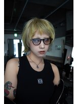 ギークス(GEEKS) 【GEEKS渋谷】ハッシュボブ/デザインカラー/冬カラー/ボブウルフ