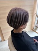 ショートマッシュのアンブレラカラー