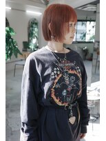 フェイヴィーズ(FavyS) サイドプツッとコーラルピンクミニボブ