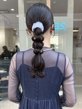 ナウアズ(now as.) poko poko pony hair arrange【原田】【now as.明石】