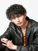 ブラック サッポロ(BLUCK SAPXOXO)&nbsp;フェザーショートツイスパシャドウパーマmen's大通駅学割U24