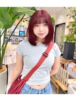 ザ パス(the path)&nbsp;ブリーチなしダブルカラーで高発色チェリーレッド