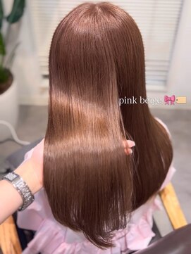 ユーフォリア 青山(Euphoria) 艶髪ピンクベージュ＊まろやかベージュ＊担当ami