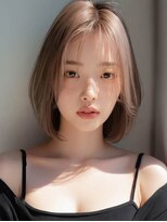 ロッソ 大橋店(Rosso) 柔らかブラウンのナチュラルボブ【大橋】
