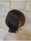 小顔!ウルフショート