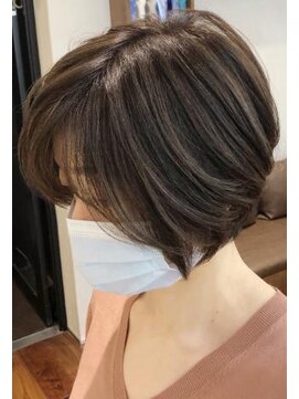 ネックス 表参道本店(nex) nex表参道 白髪 ベージュ アッシュ ハイライト