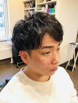 理容 うめむら ツイストミックスパーマ