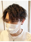 強めツイストパーマ
